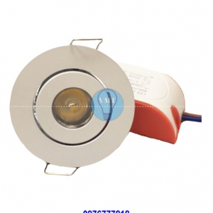 Đèn âm trần tròn 1W