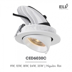 Đèn Led Chiếu Điểm Âm Trần ELV - CED6030C
