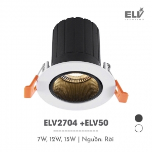 Đèn Led Module Chiếu Điểm Âm Trần ELV – ELV2704 +ELV50